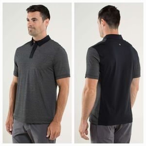 Lululemon Precision Polo Heathered/Black